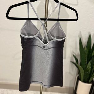 Lululemon Ombre Tank | Size 2 | Black/Grey | Special Edition | Great Quality